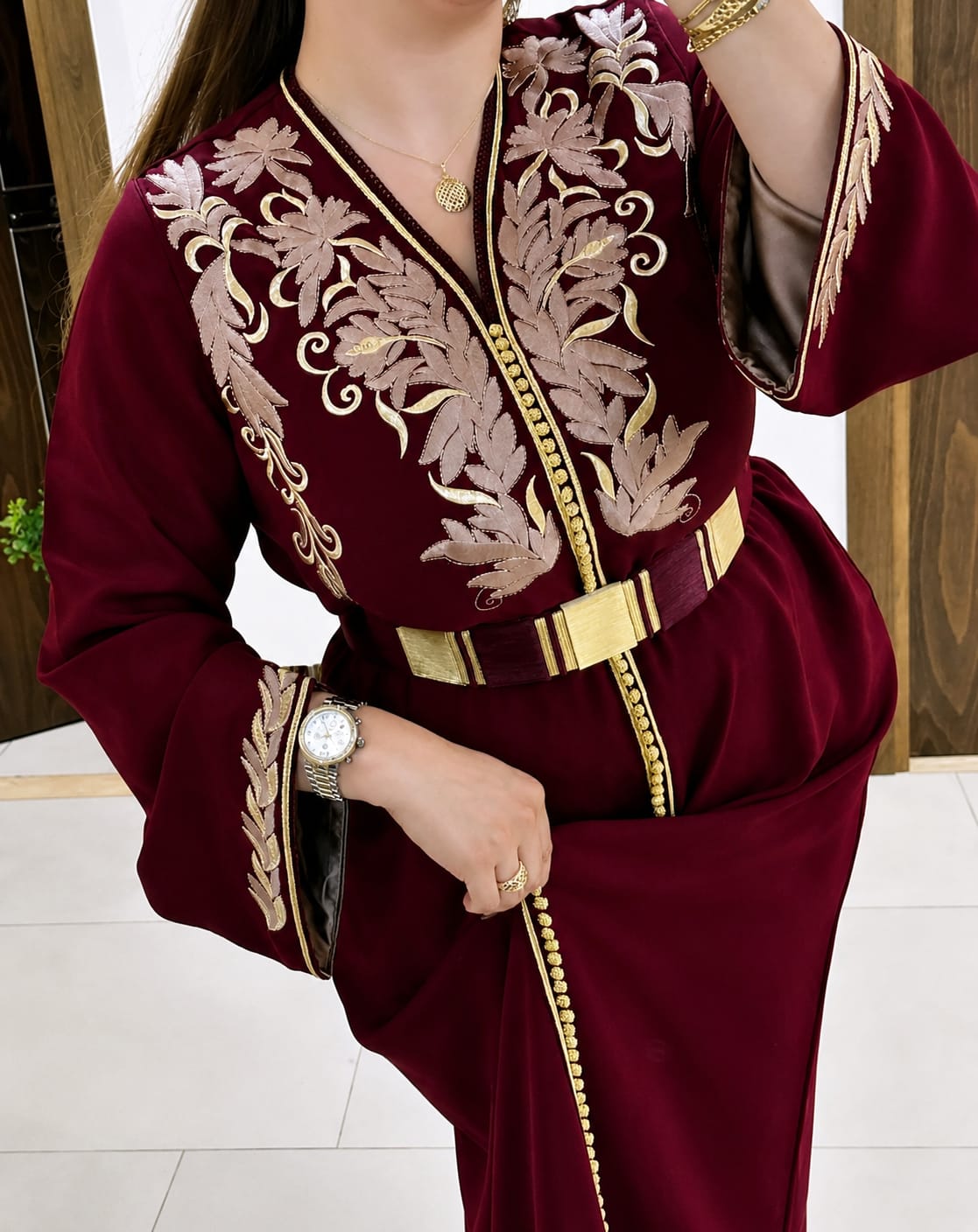 Classy Caftan Brodé